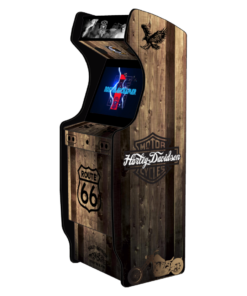 Borne d'Arcade Harley Davidson Wood